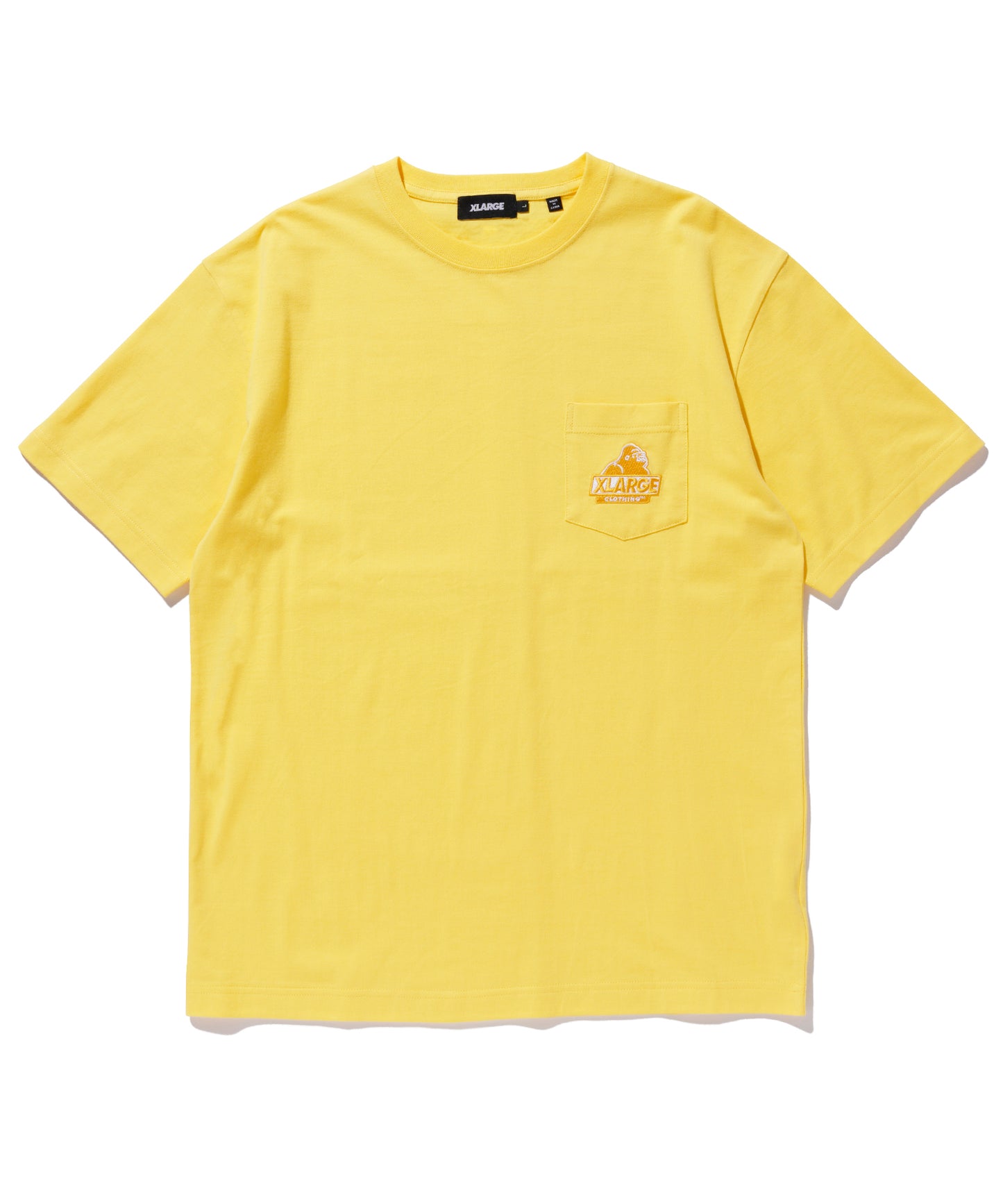 S/S EMBROIDERY SLANTED OG POCKET TEE T-SHIRT XLARGE