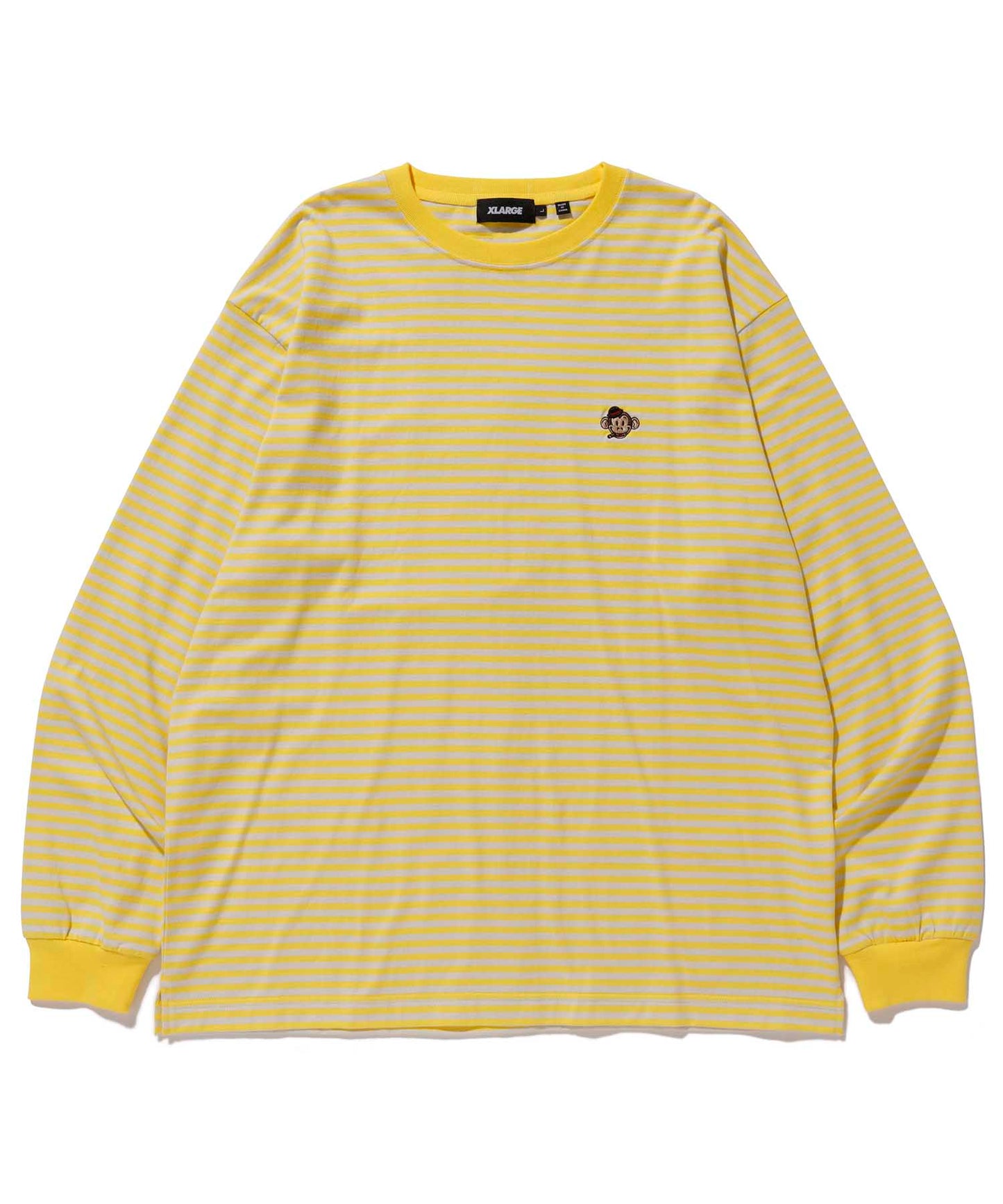L/S BORDER TEE T-SHIRT XLARGE