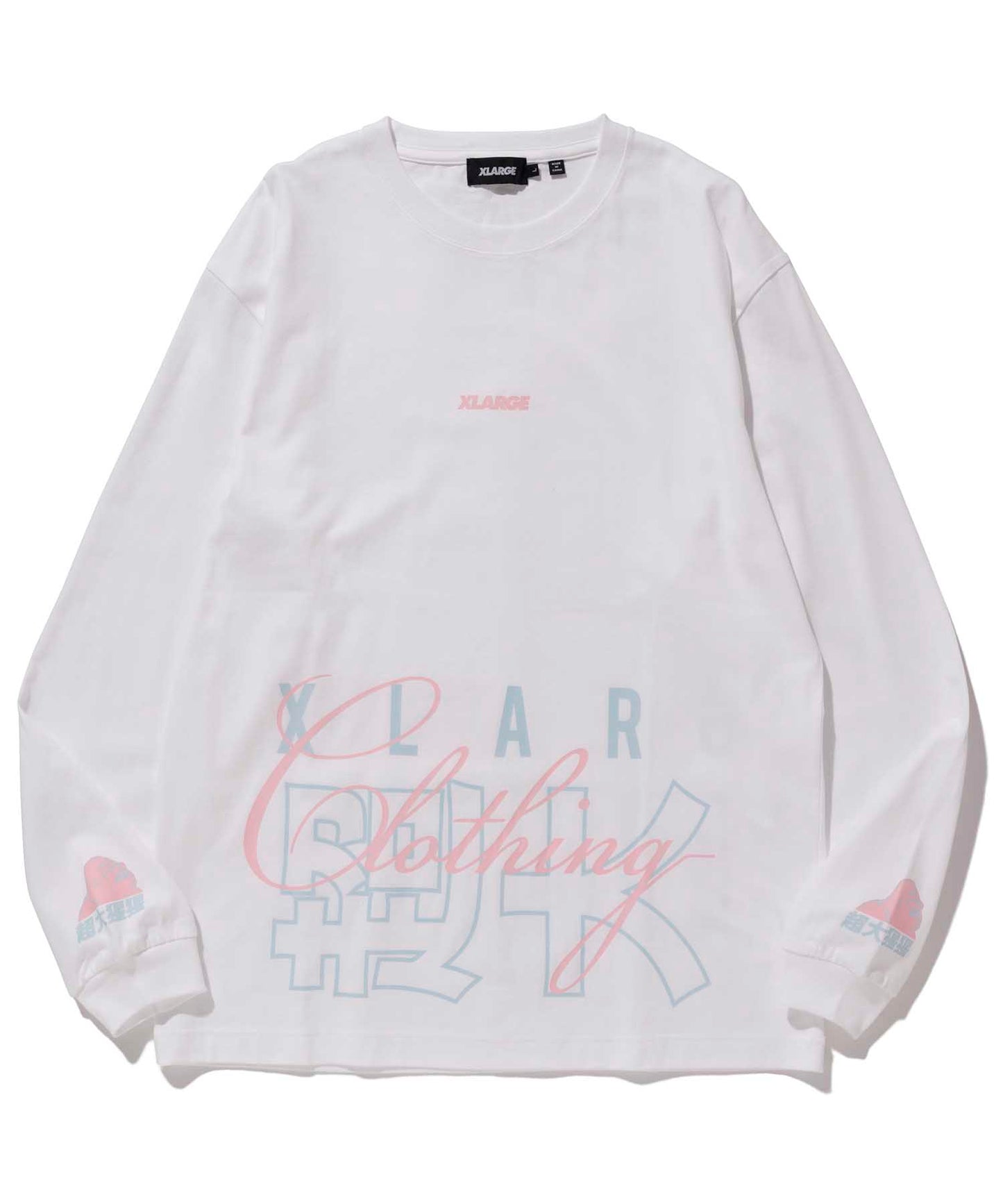 L/S TEE CHINESE LETTERS T-SHIRT XLARGE