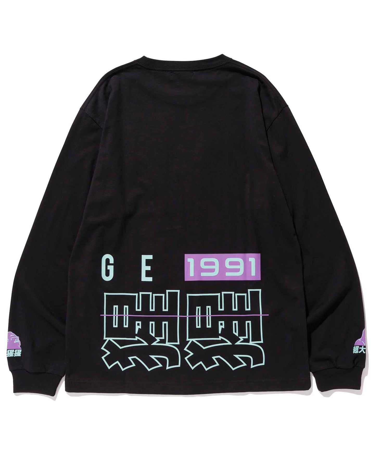 L/S TEE CHINESE LETTERS T-SHIRT XLARGE