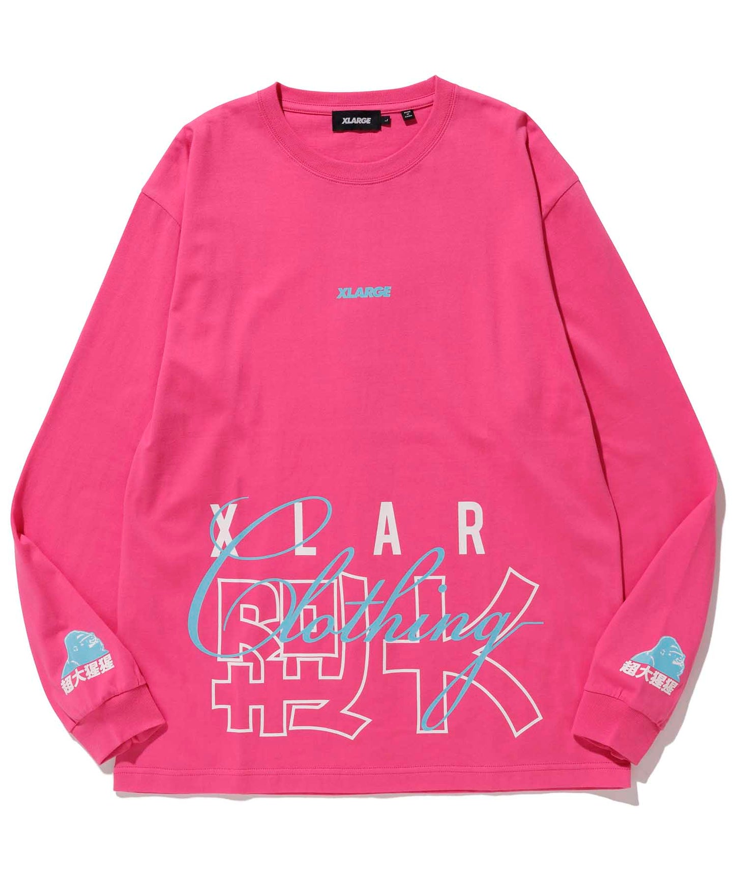L/S TEE CHINESE LETTERS T-SHIRT XLARGE
