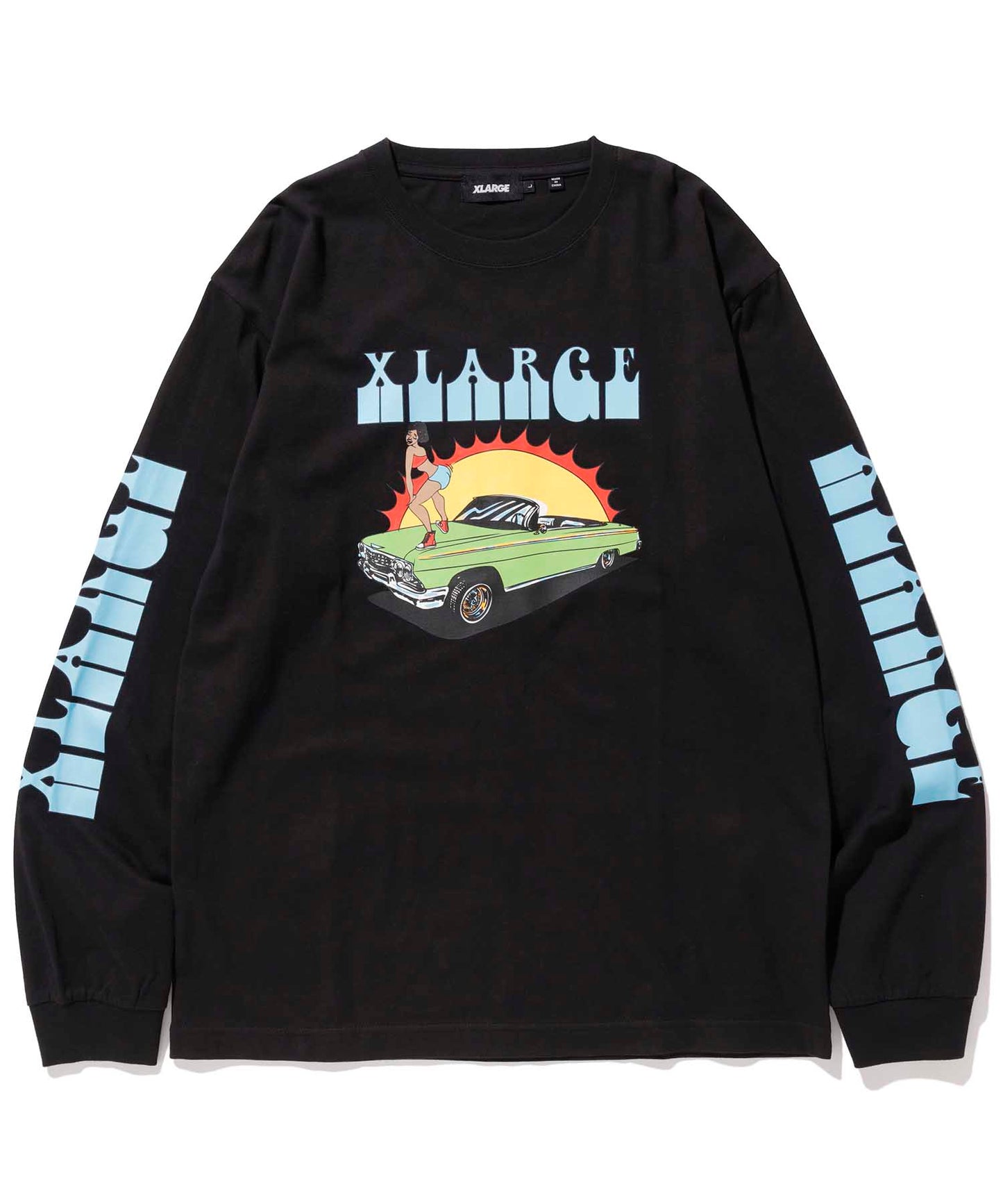 L/S TEE LA STYLE T-SHIRT XLARGE