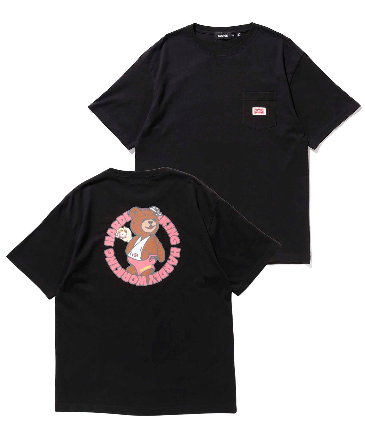 S/S HARDLY WORKING POCKET TEE T-SHIRT XLARGE
