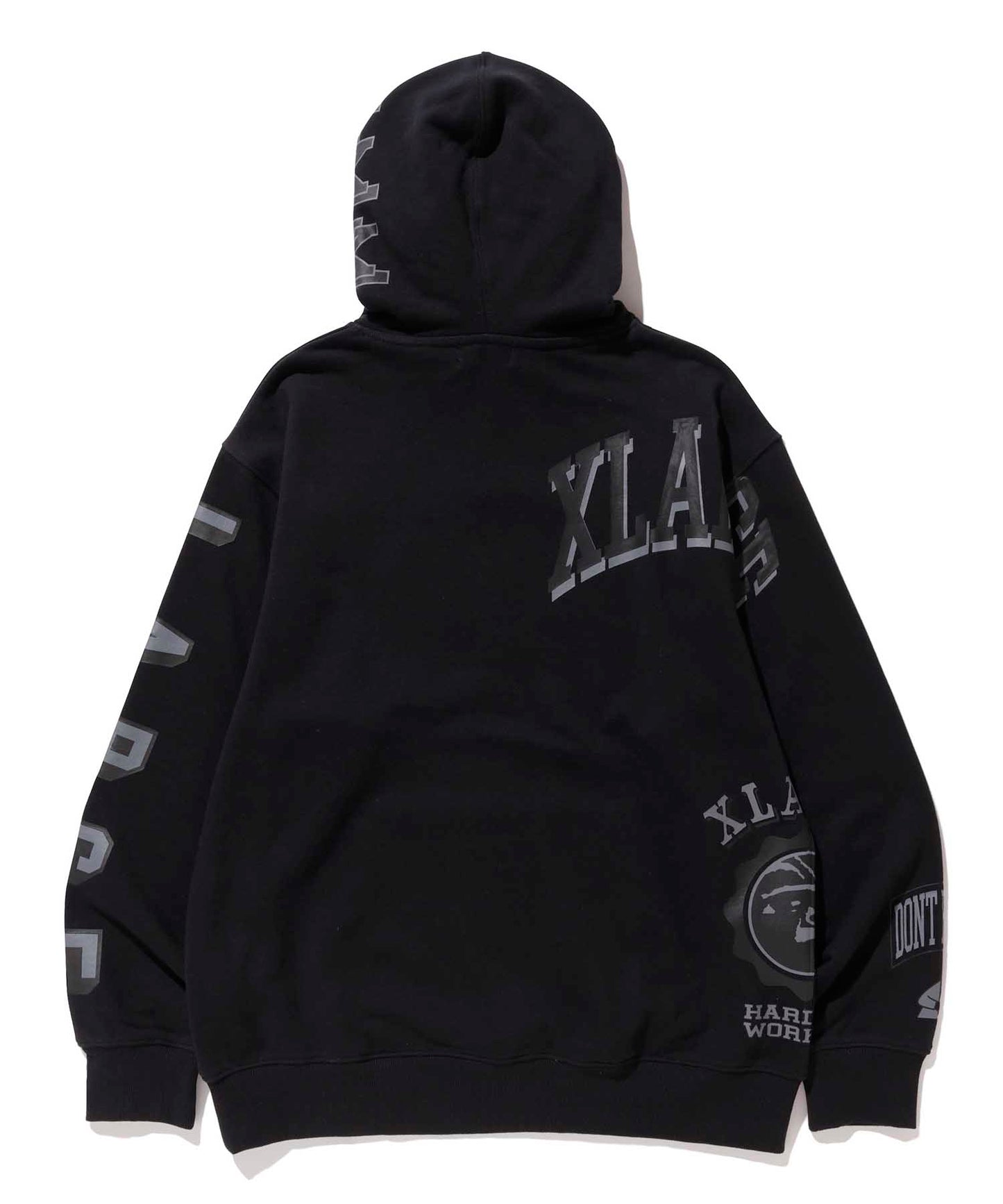 RANDOM PRINT COLLEGE LOGO PULLOVER HOODED SWEAT FLEECE, CREWNECK, HOODIE XLARGE