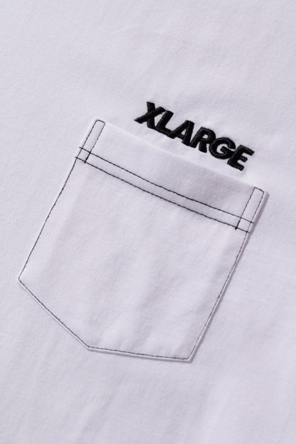 L/S POCKET TEE CONTRAST STITCH