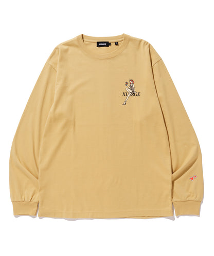 L/S TEE GIRL WITH COCKTAIL