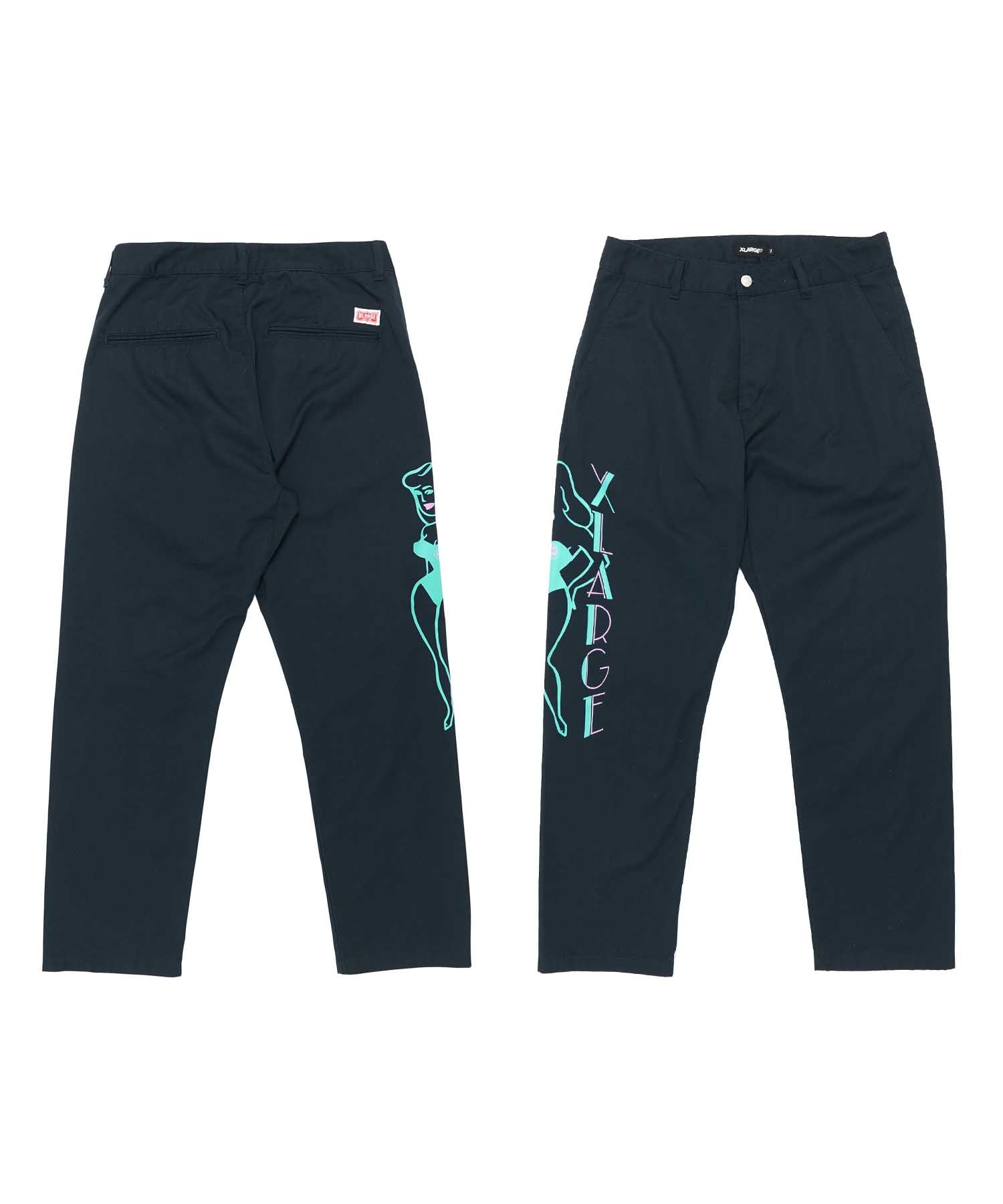 PRINTED WORK PANTS PANTS XLARGE  