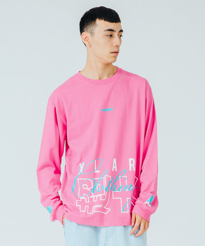 L/S TEE CHINESE LETTERS T-SHIRT XLARGE  