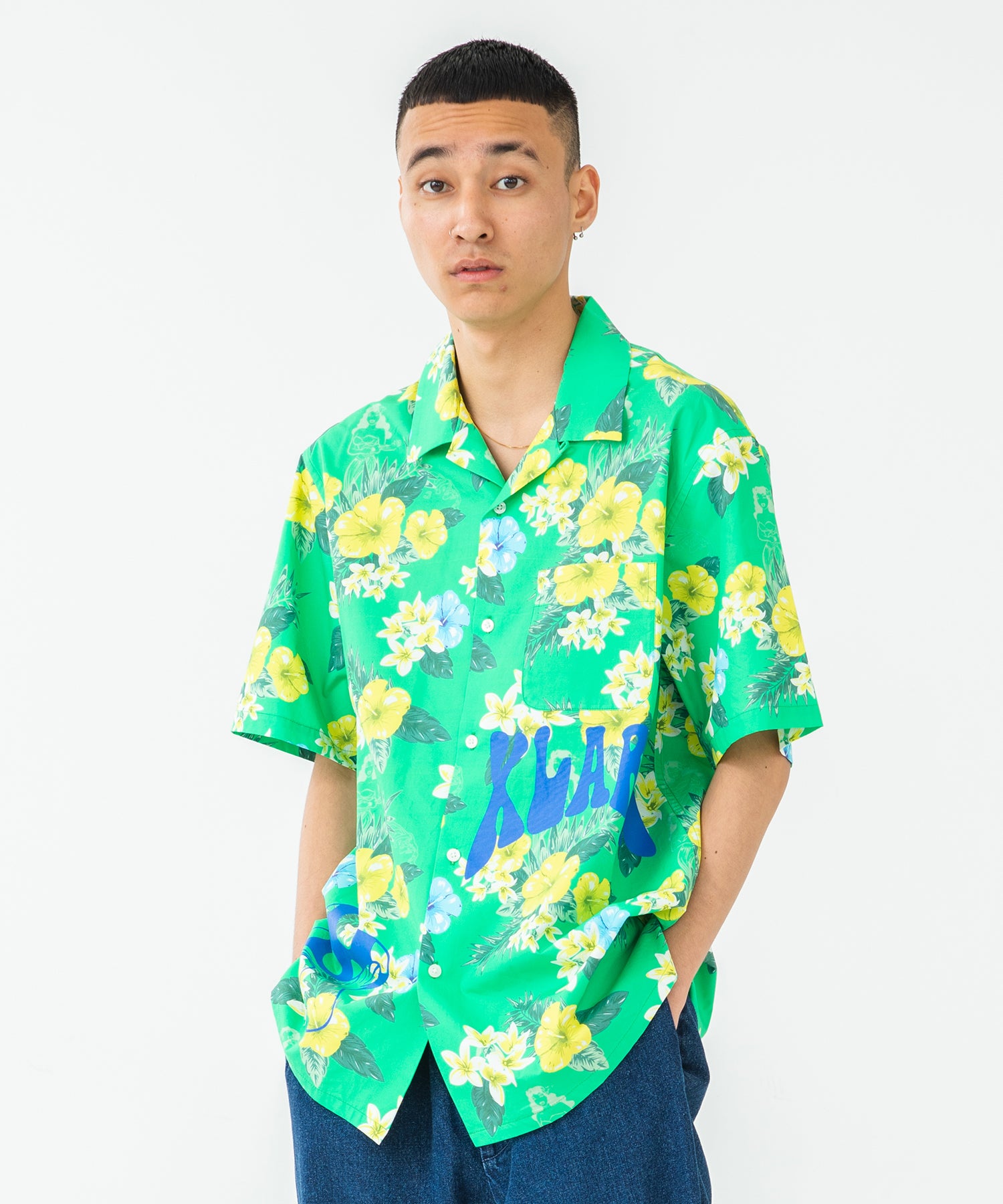 FLORAL PRINT SHIRT SHIRT XLARGE  
