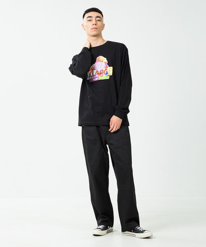 L/S TEE GRUB SLANTED OG