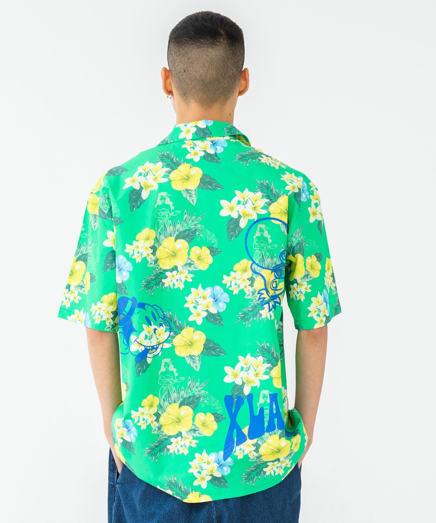 FLORAL PRINT SHIRT SHIRT XLARGE  