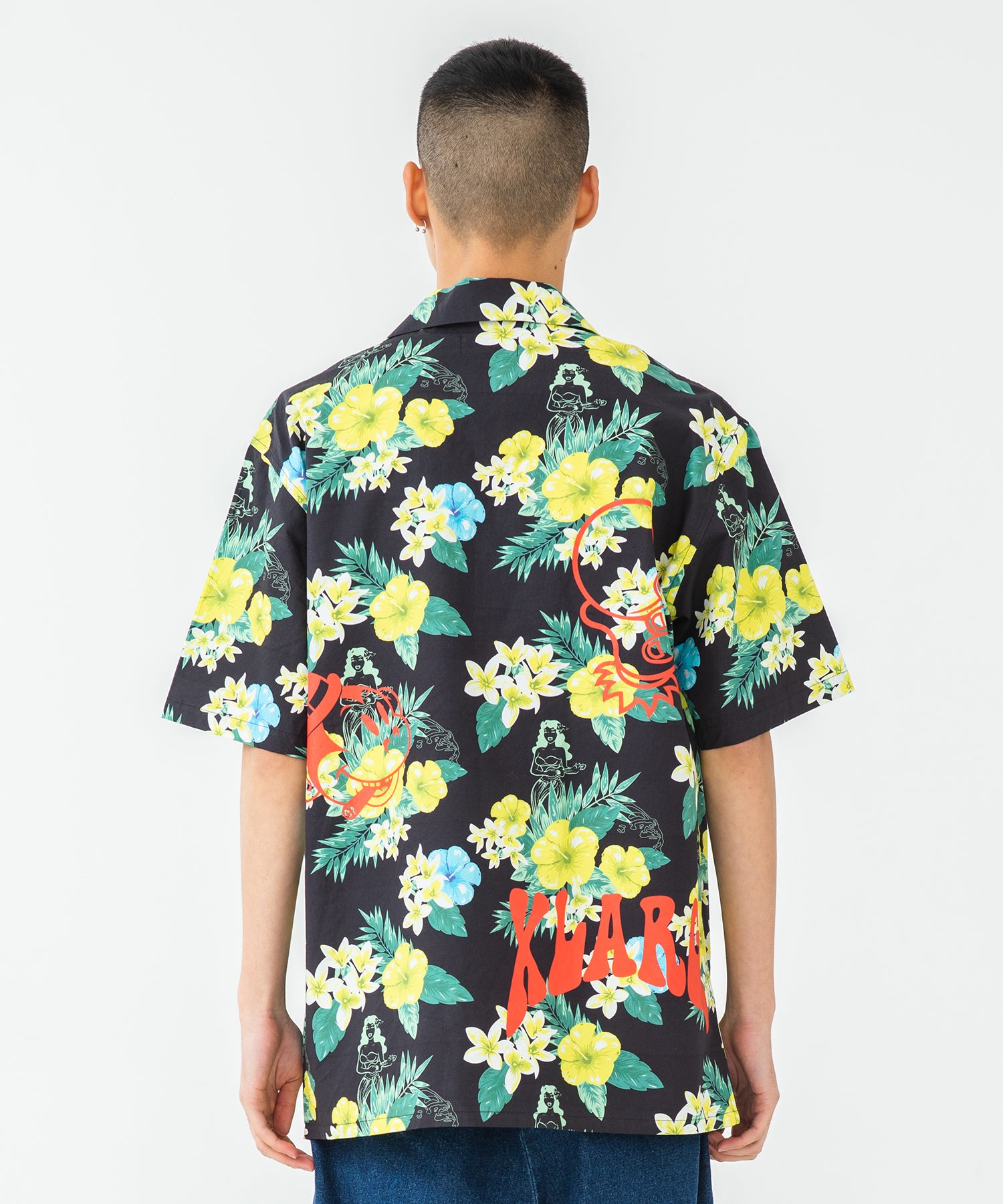 FLORAL PRINT SHIRT SHIRT XLARGE  