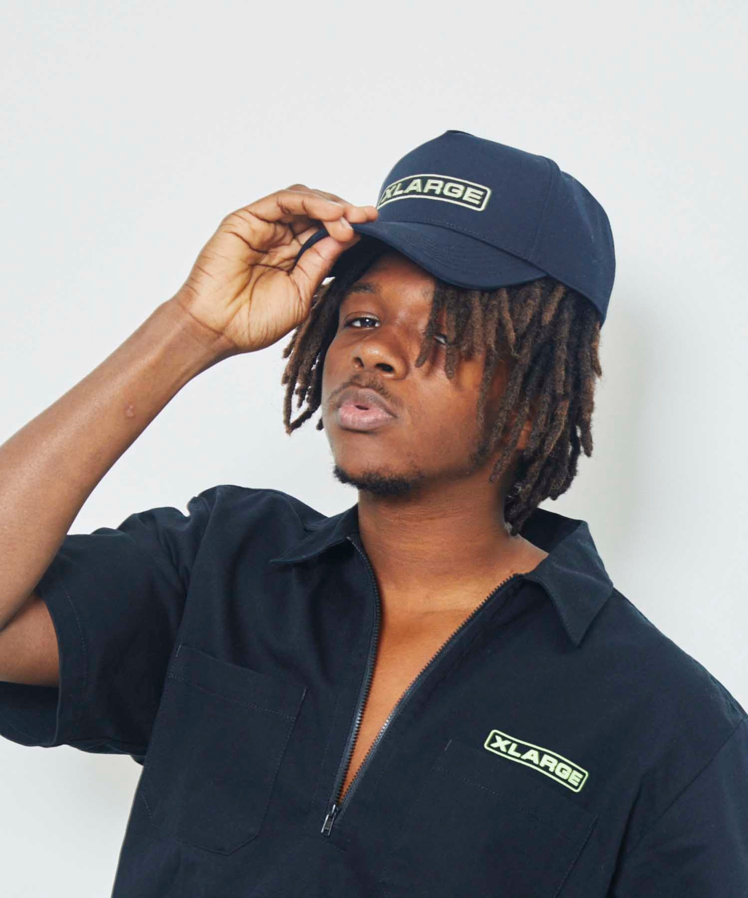 ROUNDED LOGO TRUCKER CAP HEADWEAR XLARGE  