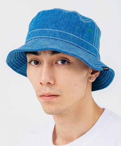 DENIM BUCKET HAT HEADWEAR XLARGE  