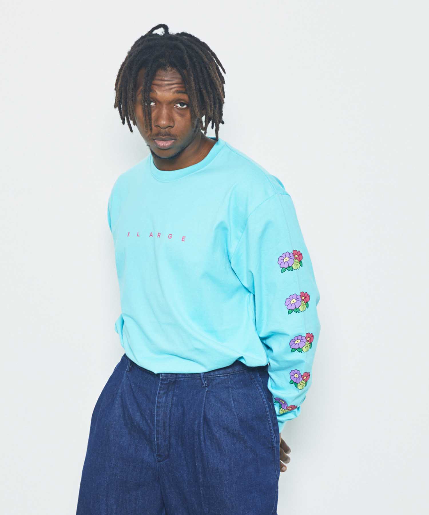 L/S TEE FLOWER LOGO T-SHIRT XLARGE  