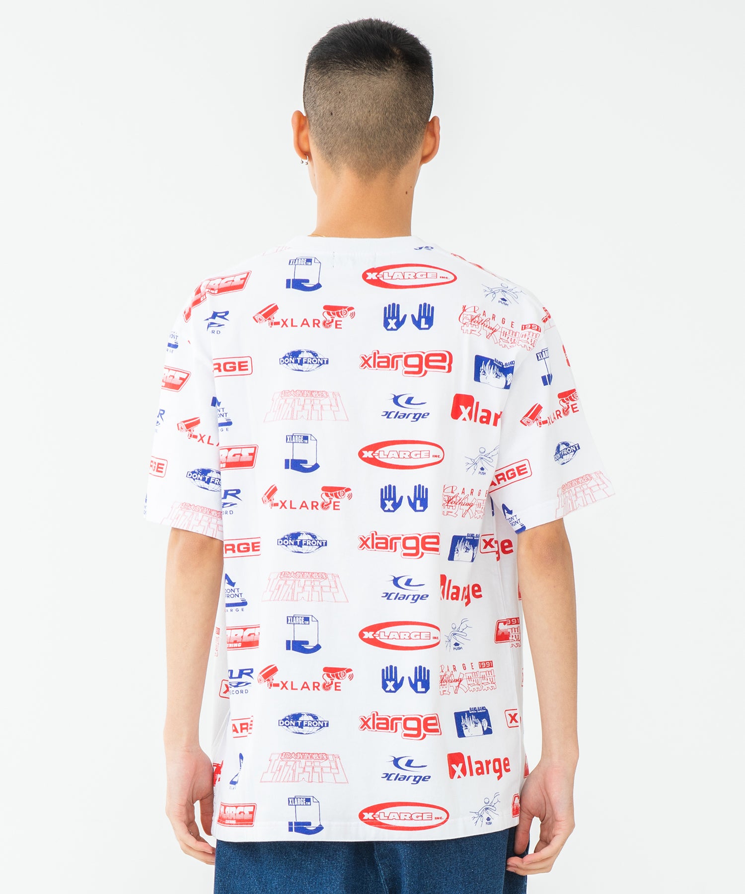 S/S ALLOVER PRINT TEE T-SHIRT XLARGE  