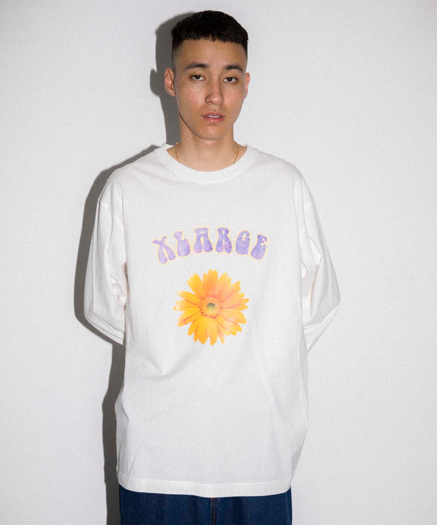 L/S TEE FLOWER T-SHIRT XLARGE  