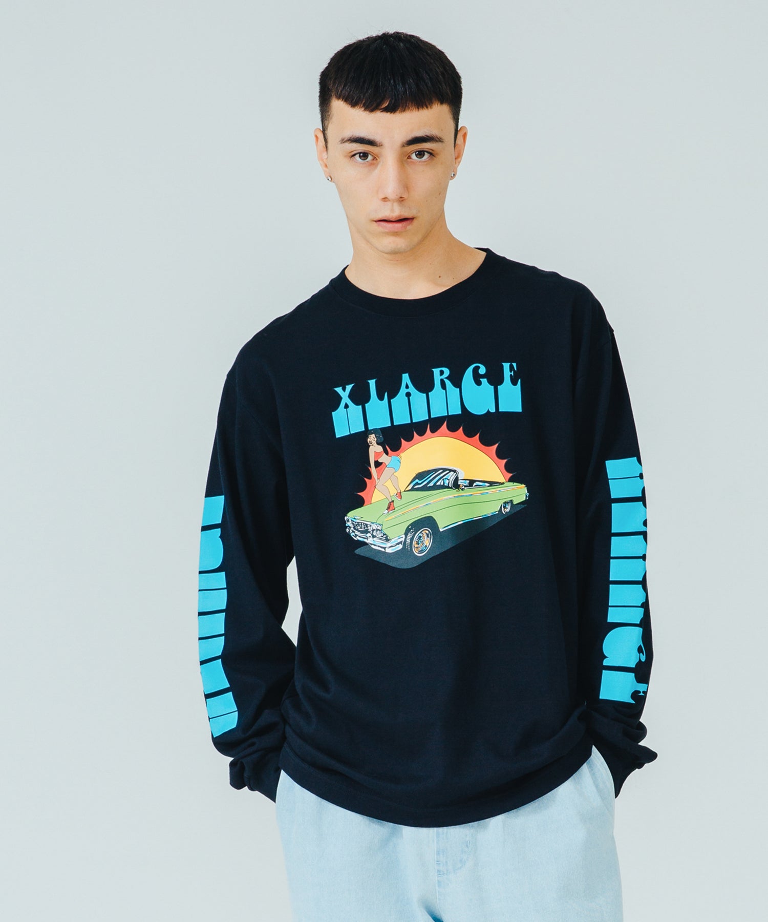 L/S TEE LA STYLE T-SHIRT XLARGE  