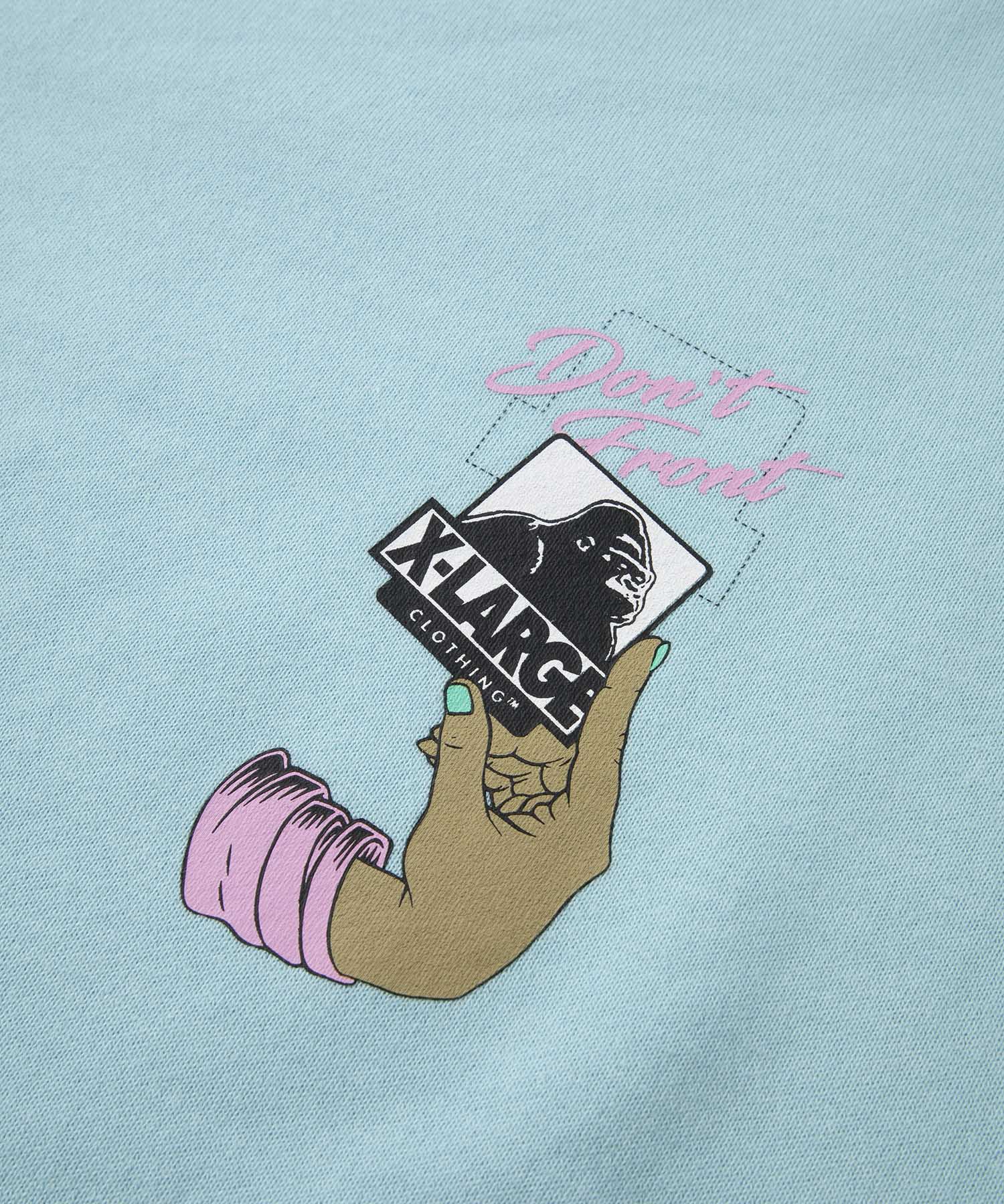 PEEL OFF S/S SWEAT FLEECE, CREWNECK, HOODIE XLARGE  