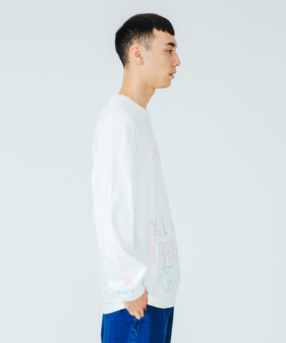 L/S TEE CHINESE LETTERS T-SHIRT XLARGE  