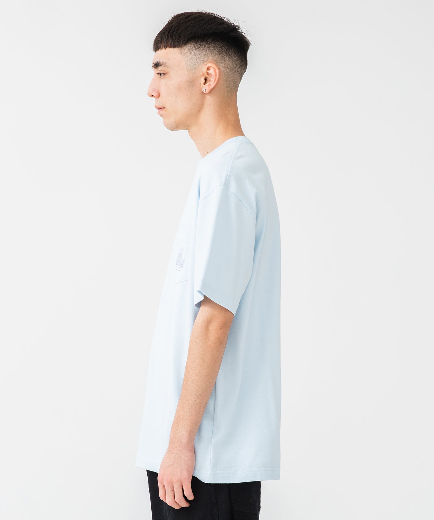 S/S EMBROIDERY SLANTED OG POCKET TEE T-SHIRT XLARGE  