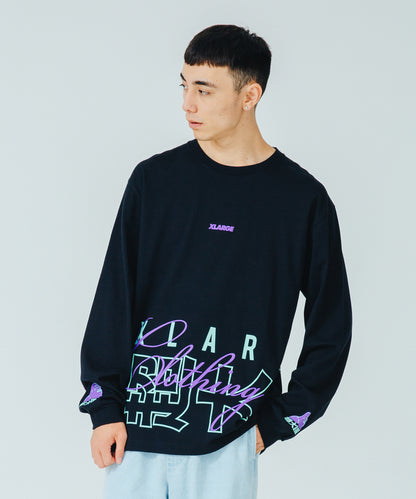 L/S TEE CHINESE LETTERS T-SHIRT XLARGE  