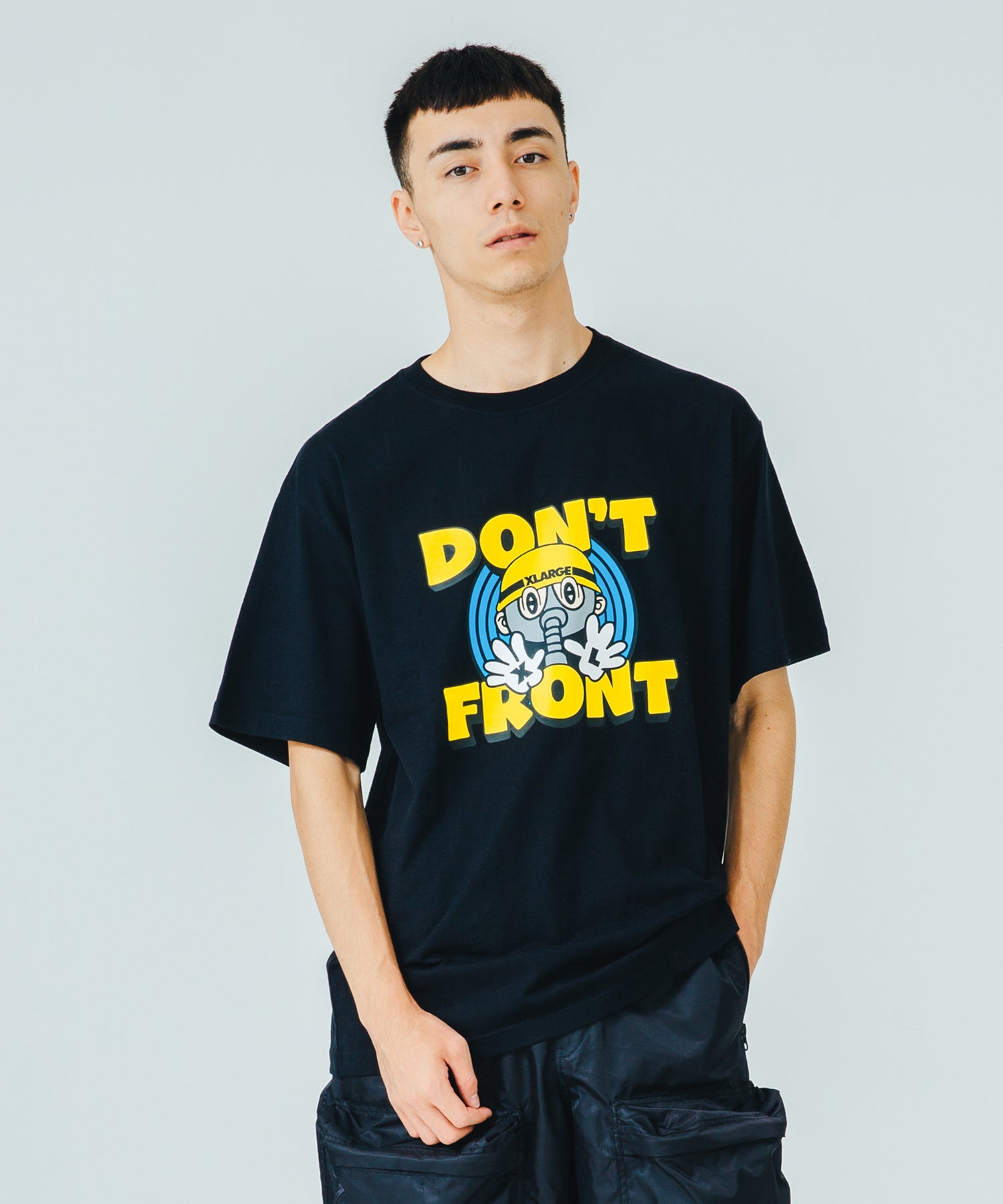S/S PRINT TEE DONT FRONT T-SHIRT XLARGE  
