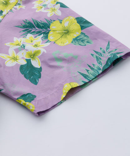 FLORAL PRINT SHIRT SHIRT XLARGE  