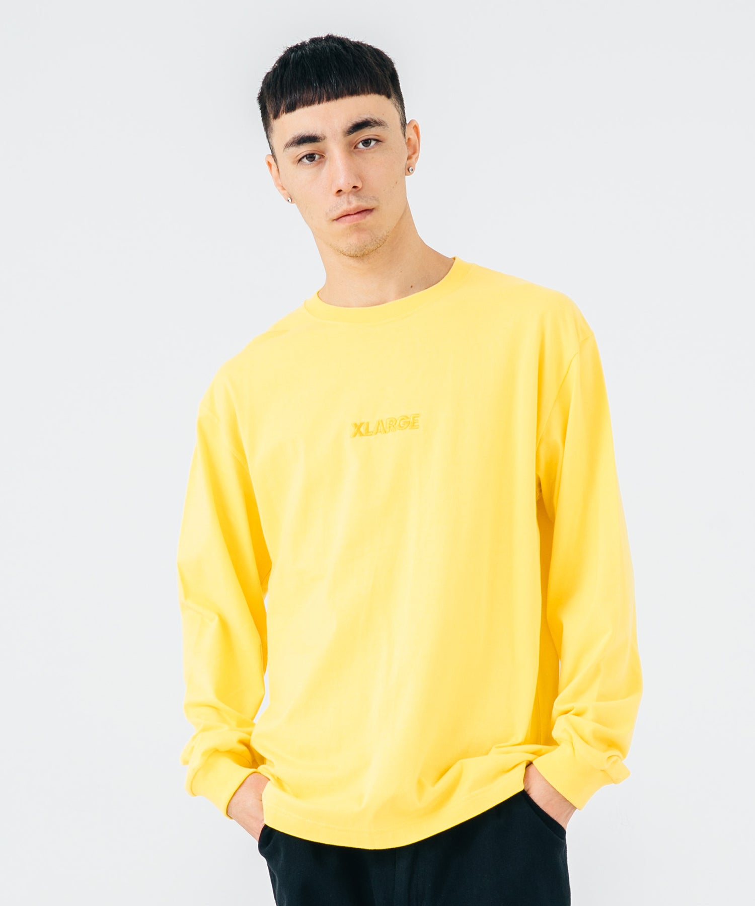 L/S TEE EMBROIDERY STANDARD LOGO T-SHIRT XLARGE  