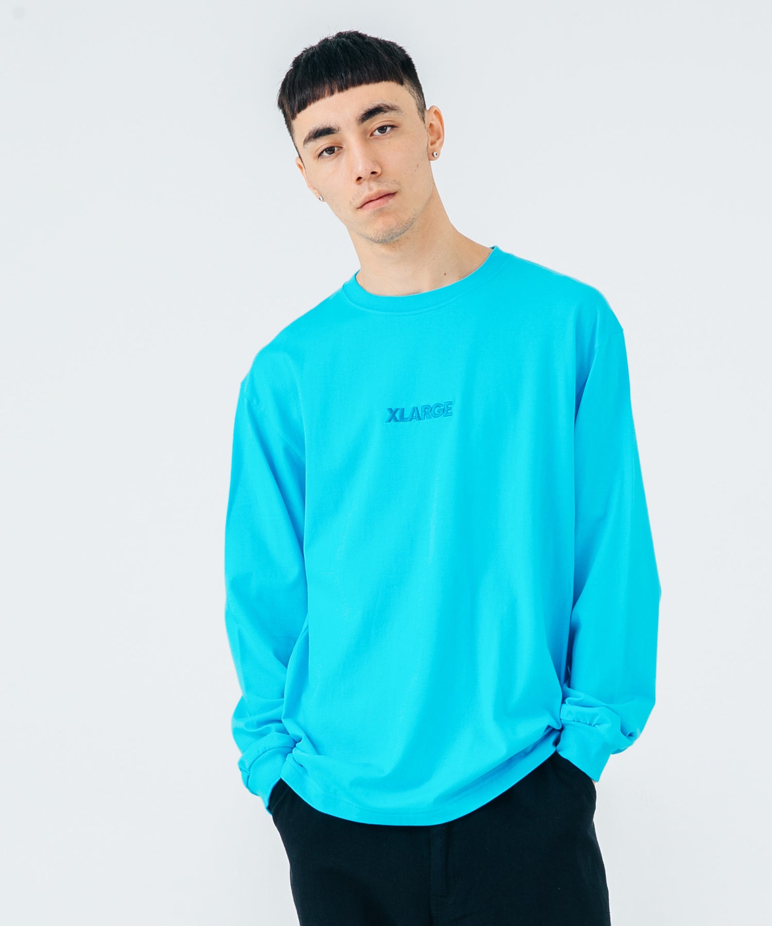 L/S TEE EMBROIDERY STANDARD LOGO T-SHIRT XLARGE  