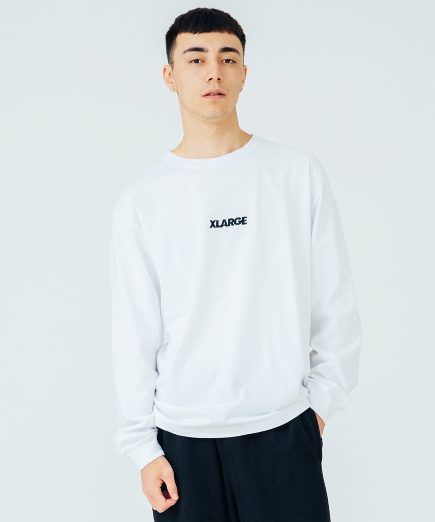 L/S TEE EMBROIDERY STANDARD LOGO T-SHIRT XLARGE  