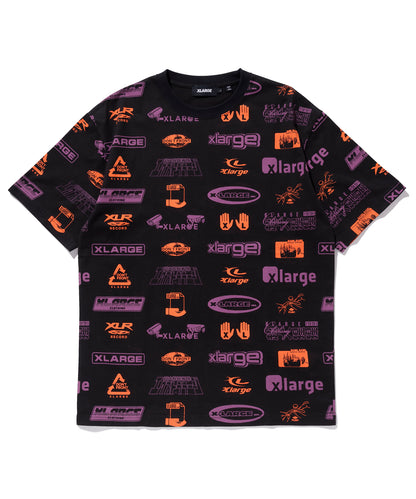 S/S ALLOVER PRINT TEE T-SHIRT XLARGE  