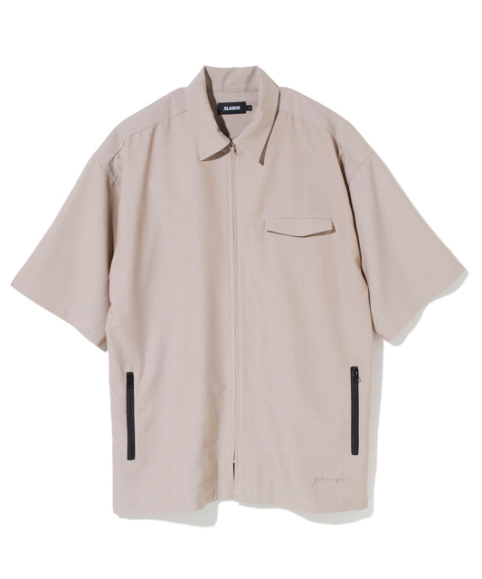 S/S ZIPPED BIG SHIRT SHIRT XLARGE  