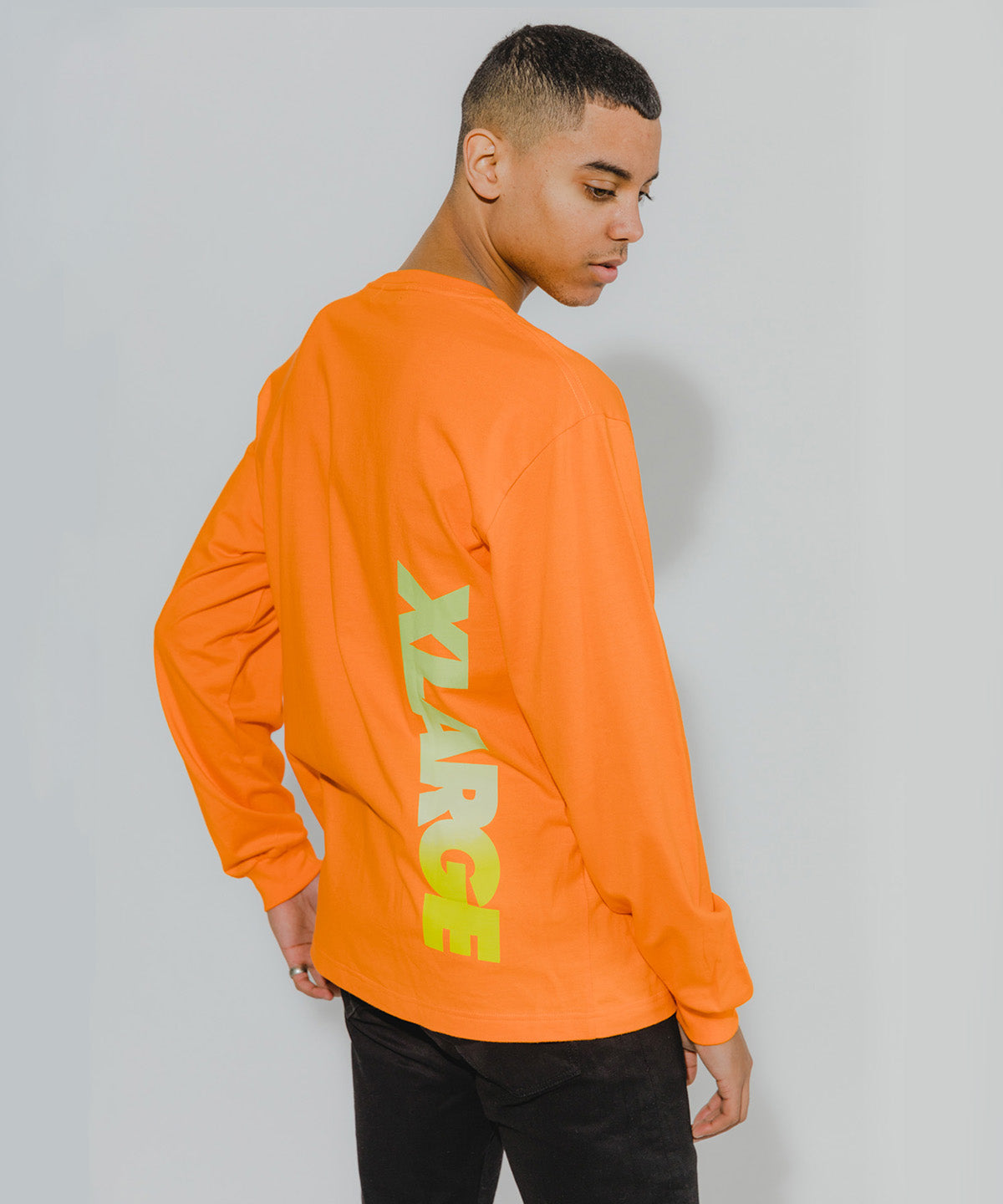 PUFF PRINT STANDARD LOGO L/S TEE T-SHIRT XLARGE  
