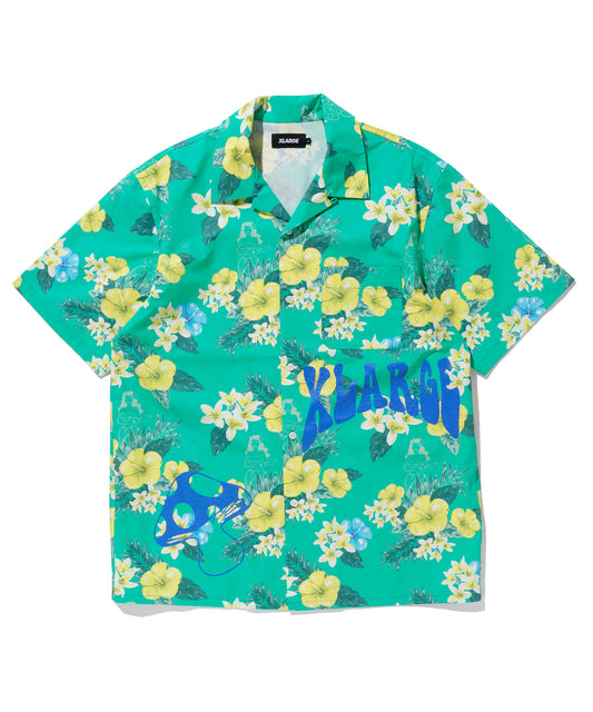 FLORAL PRINT SHIRT SHIRT XLARGE  