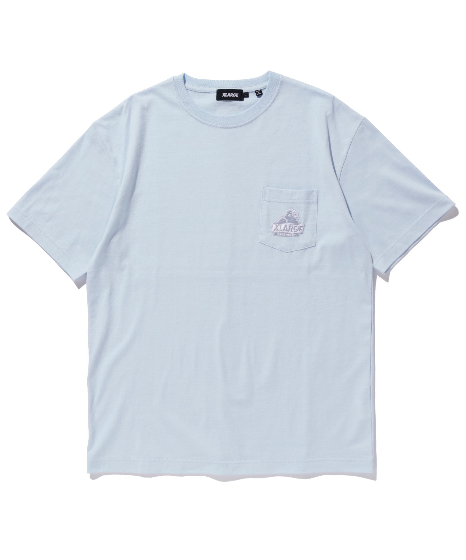 S/S EMBROIDERY SLANTED OG POCKET TEE T-SHIRT XLARGE  