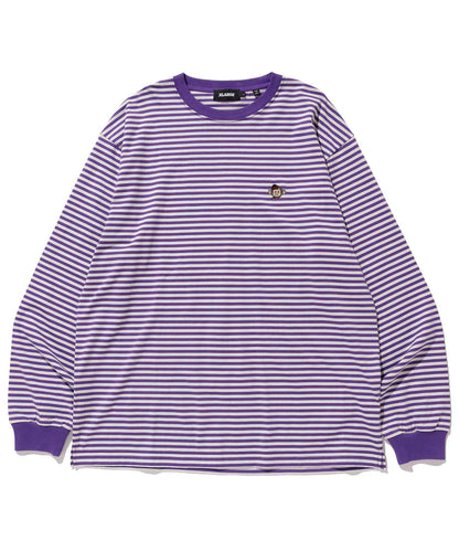 L/S BORDER TEE T-SHIRT XLARGE  