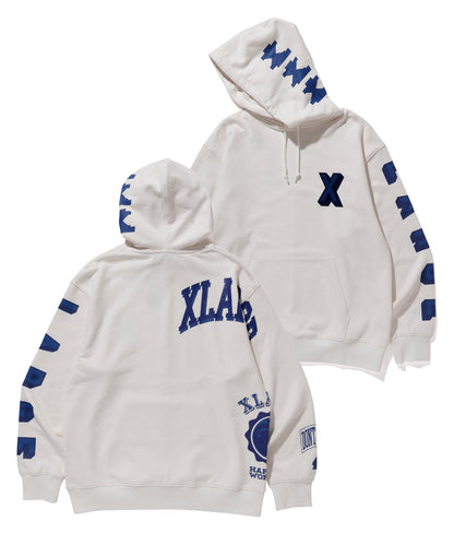 RANDOM PRINT COLLEGE LOGO PULLOVER HOODED SWEAT FLEECE, CREWNECK, HOODIE XLARGE  