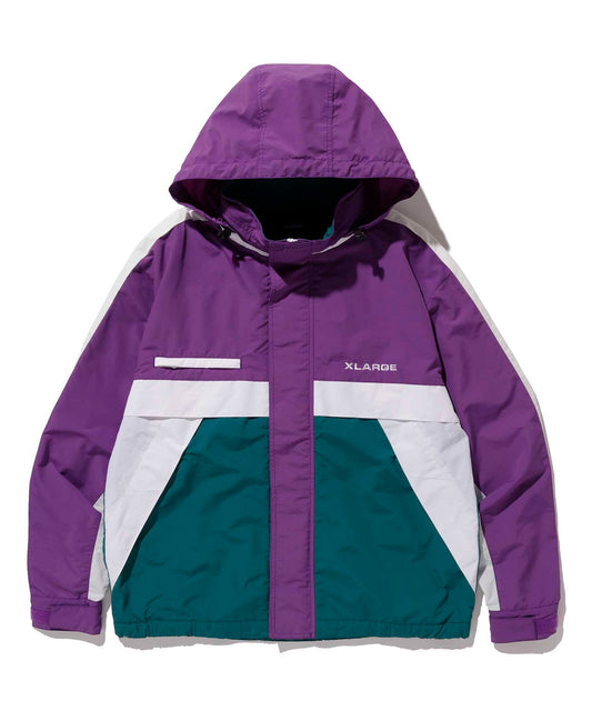 MULTI PANELED NYLON JACKET OUTERWEAR XLARGE  