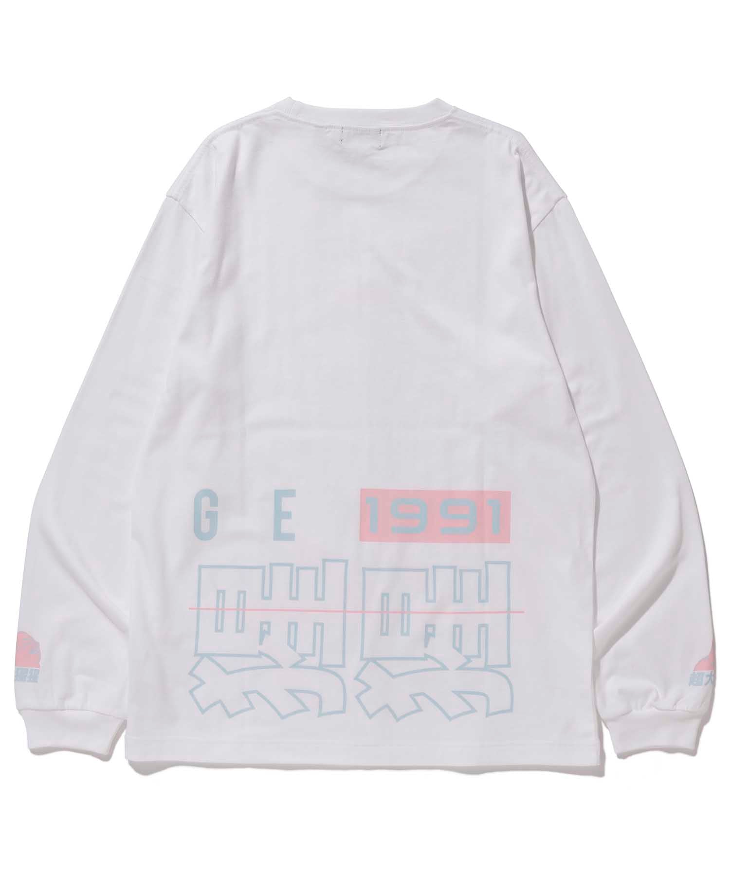 L/S TEE CHINESE LETTERS T-SHIRT XLARGE  