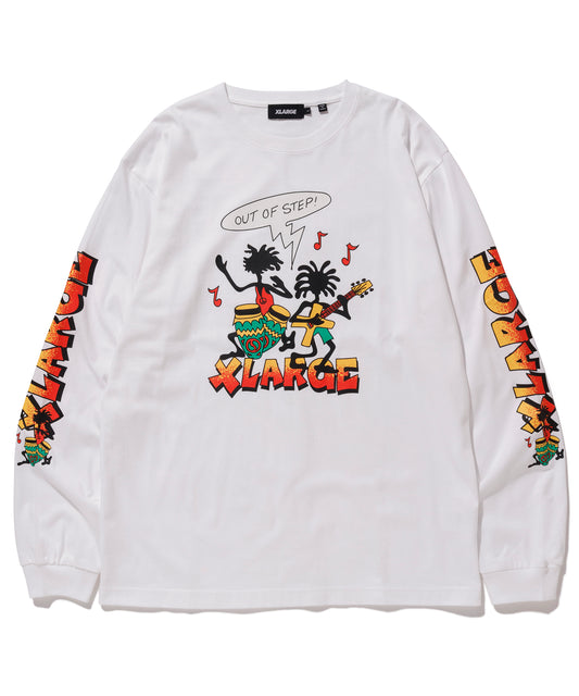 L/S TEE OUT OF STEP T-SHIRT XLARGE  