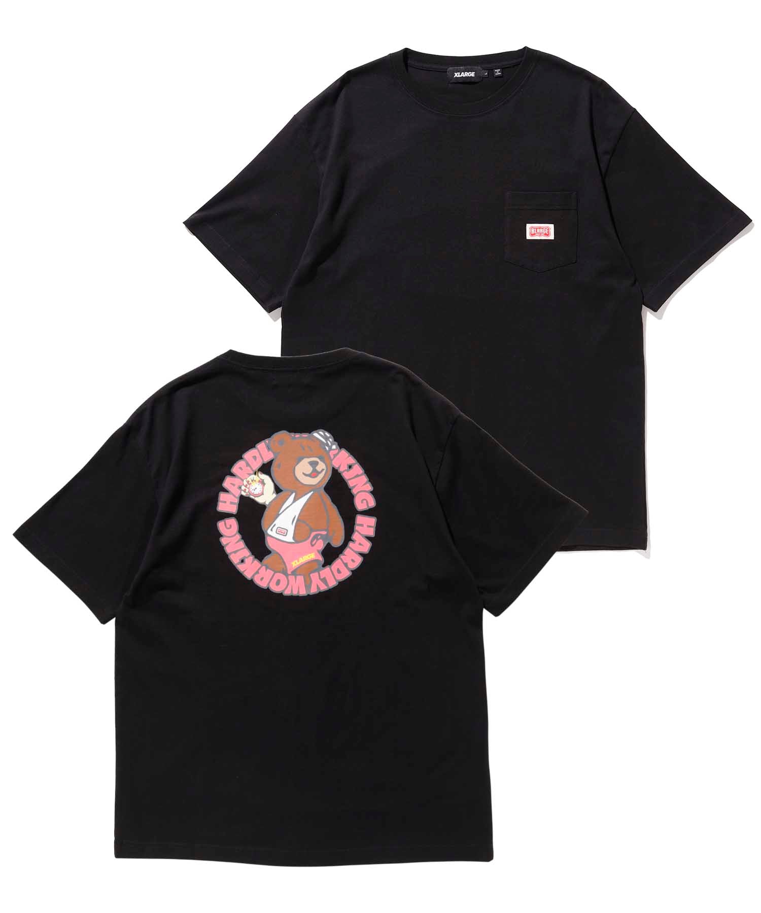 S/S HARDLY WORKING POCKET TEE T-SHIRT XLARGE  