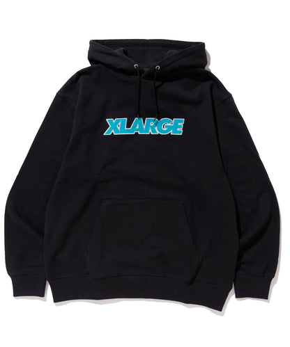 OVER EDGE STANDARD LOGO PULLOVER HOODED SWEAT FLEECE, CREWNECK, HOODIE XLARGE  