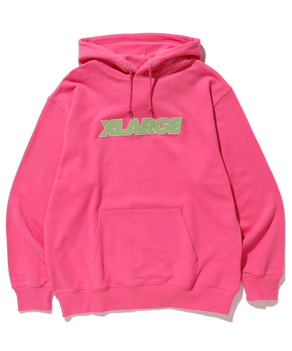 OVER EDGE STANDARD LOGO PULLOVER HOODED SWEAT FLEECE, CREWNECK, HOODIE XLARGE  