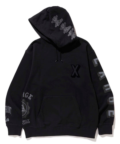 RANDOM PRINT COLLEGE LOGO PULLOVER HOODED SWEAT FLEECE, CREWNECK, HOODIE XLARGE  