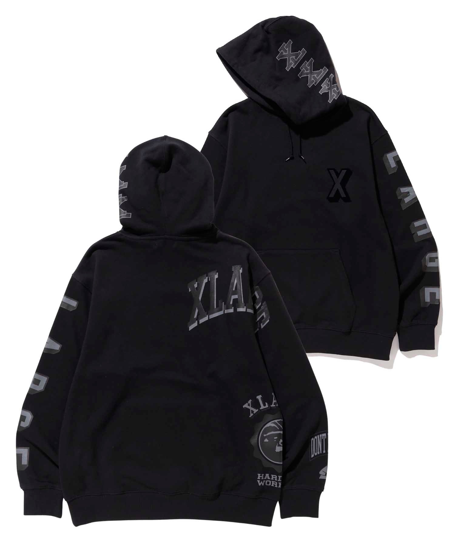 RANDOM PRINT COLLEGE LOGO PULLOVER HOODED SWEAT FLEECE, CREWNECK, HOODIE XLARGE  